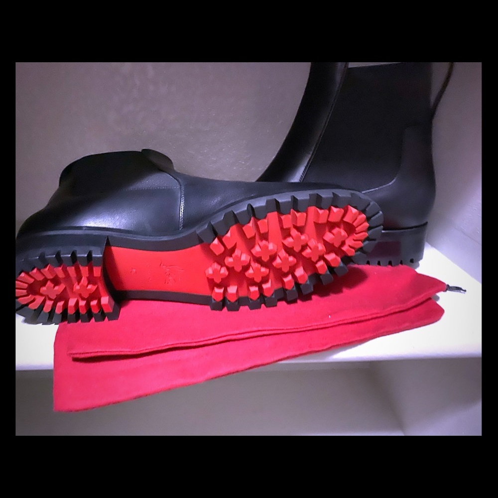 Christian Louboutin low heel booties